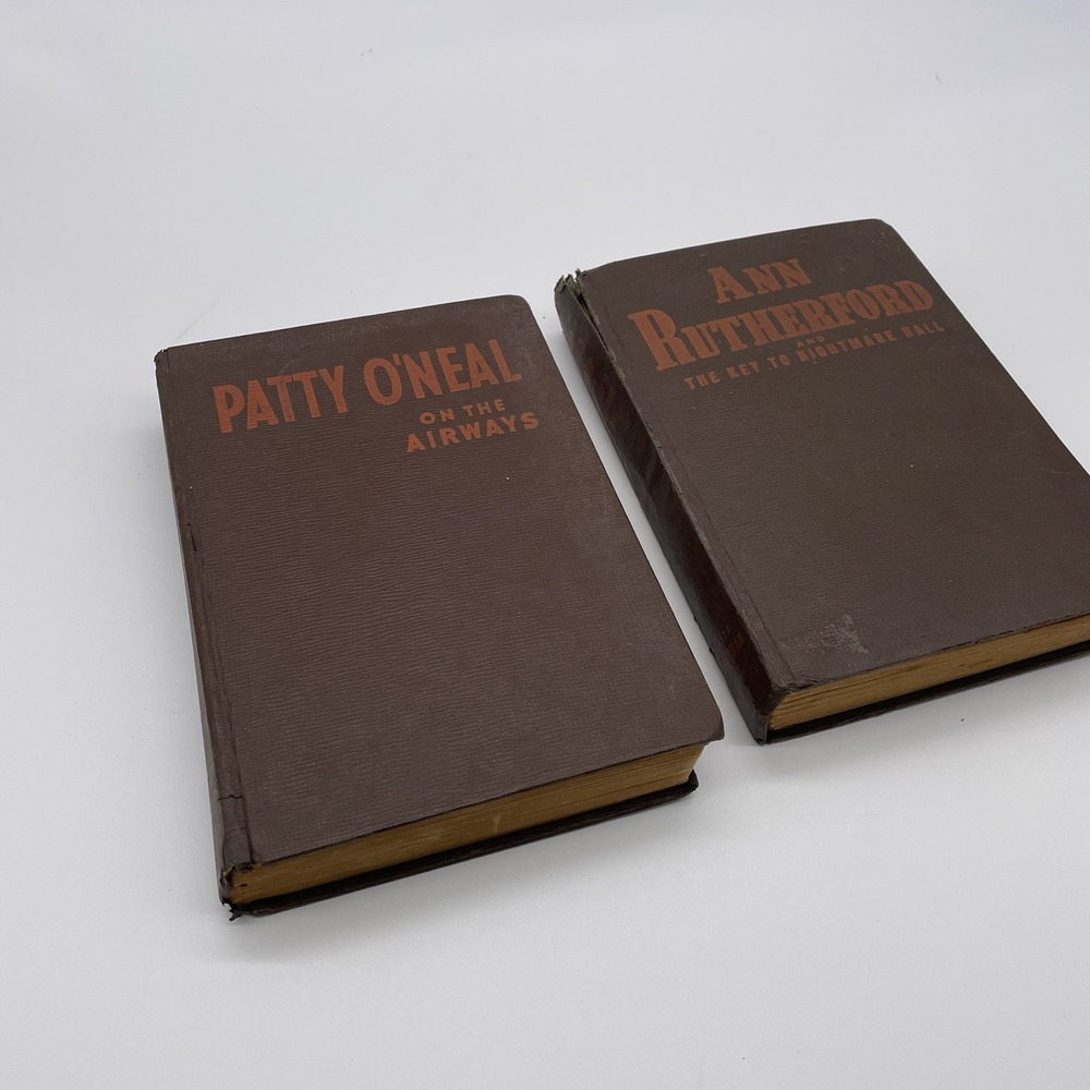 Vtg 1940's Patty O'Neal- Airways Ruby Radford Hardcover /Ann Rutherford Key Hall